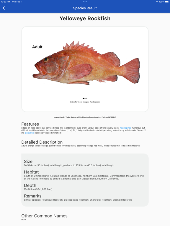 West Coast Fish ID screenshot 3