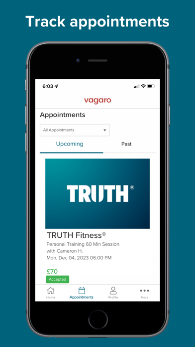 TRUTH Fitness App Screenshot