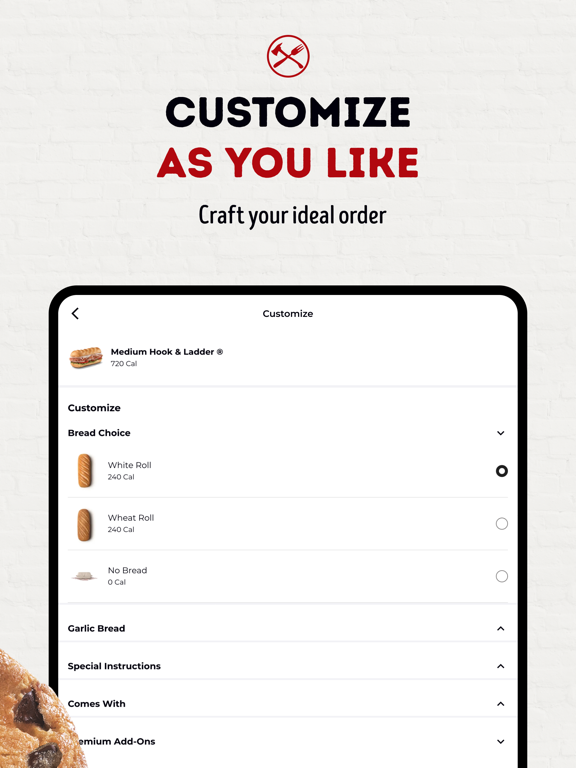 Firehouse Subs iPad screenshot 4 - Food & Drink app