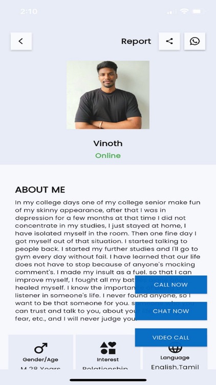 Support App Lets Talk