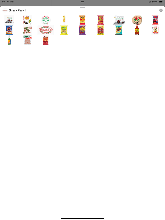 Snack Pack I iPad screenshot 4 - Graphics & Design app