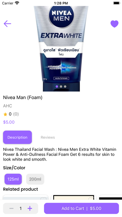 Navy Beauty Store Screenshot