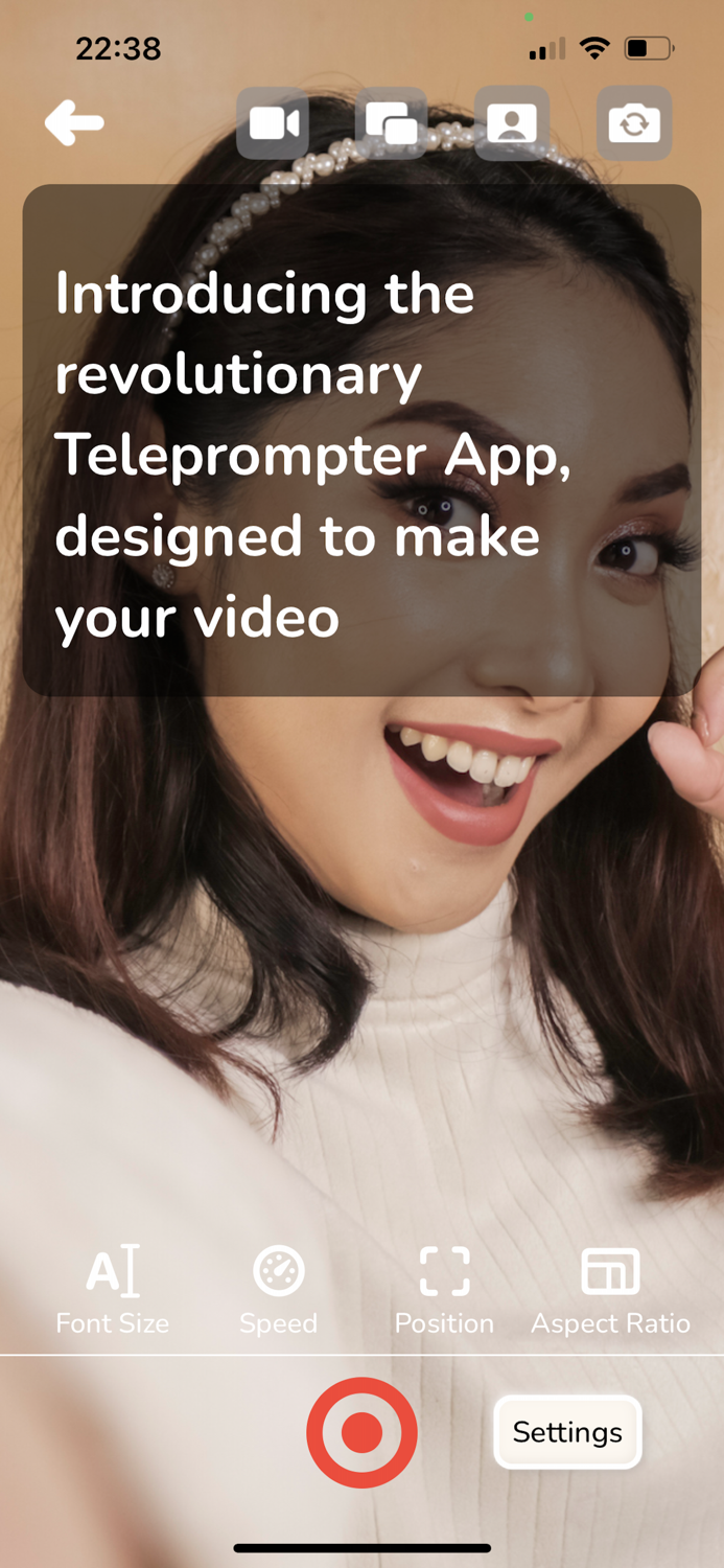 Video teleprompter App Lite Z