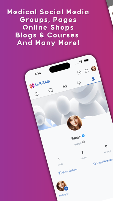 LiLiGram - Medical & Shopping Screenshot