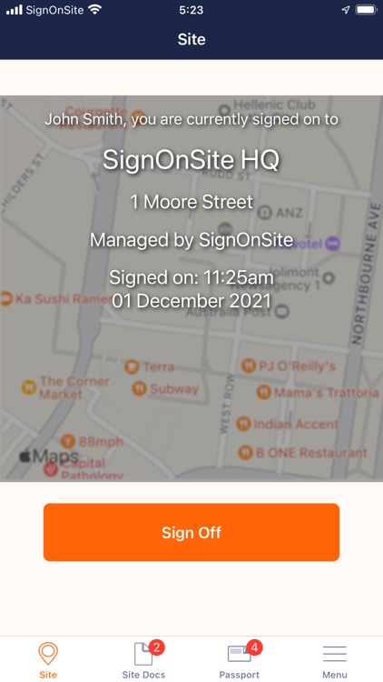 SignOnSite