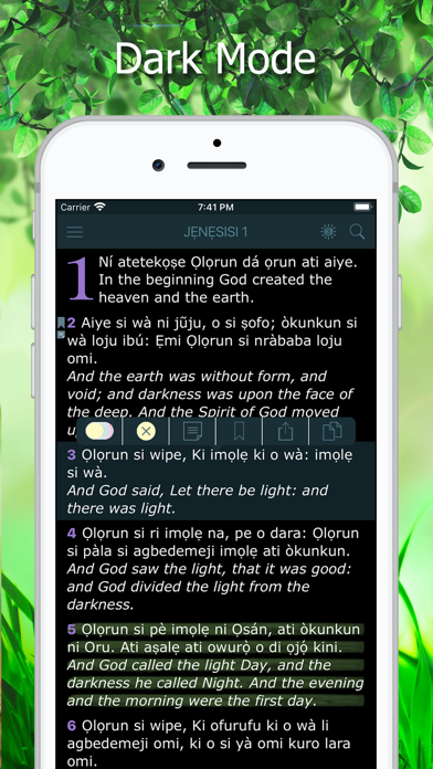 Yoruba Bible Holy Version KJV Screenshot