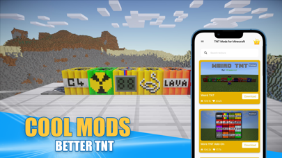 TNT Mods for Minecraft PEのおすすめ画像1