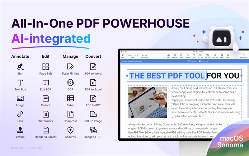 Screenshot #1 pour PDF Reader Pro - Edit,Sign PDF