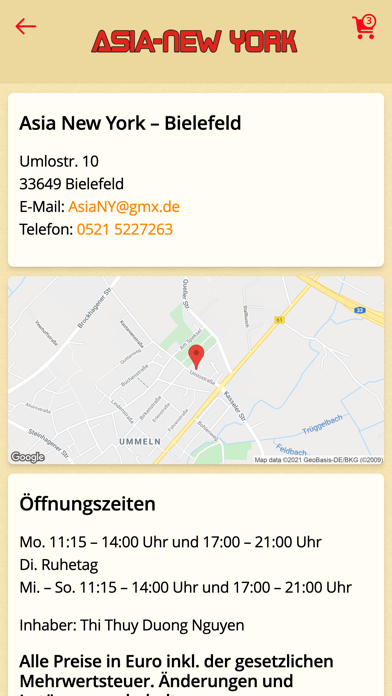 Asia New York Bielefeld Screenshot