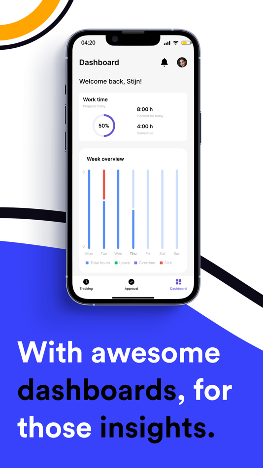 #3. TimeChimp - Time Tracking (iOS) 게시자: ForceWeb B.V.