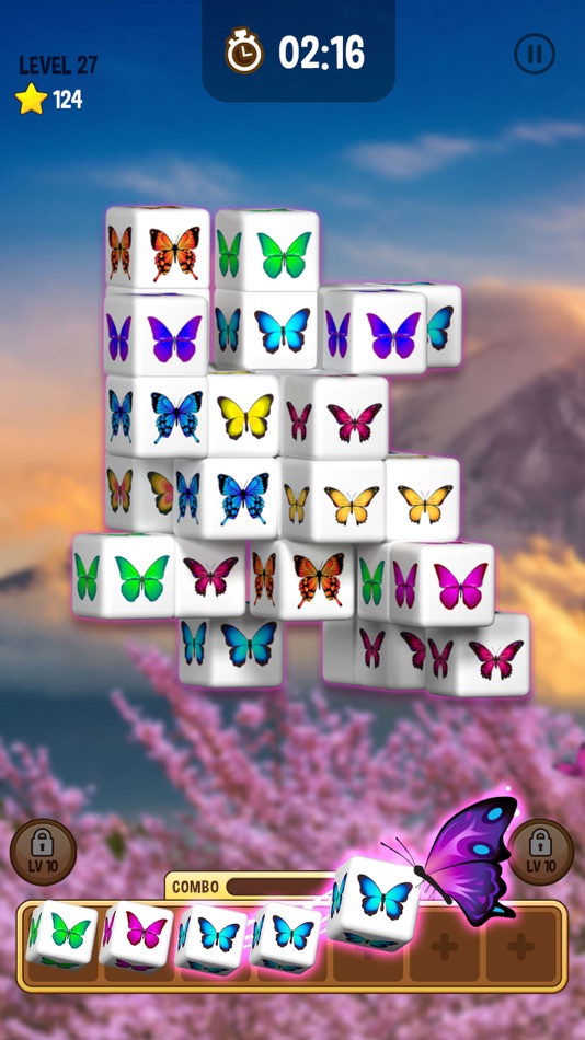 #6. Cube Match Triple - 3D Puzzle (iOS) By: LIHUHU PTE. LTD.