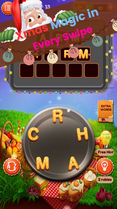 Christmas Word Cookies Play Screenshot