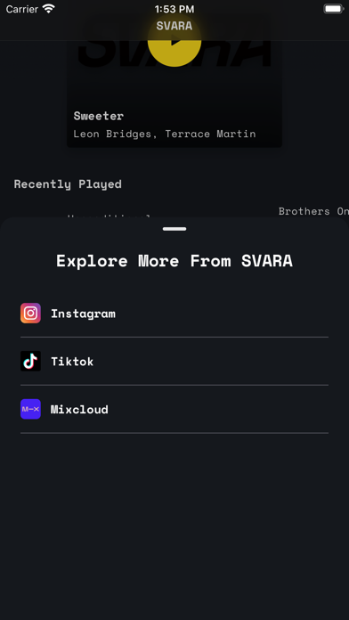SVARA Screenshot