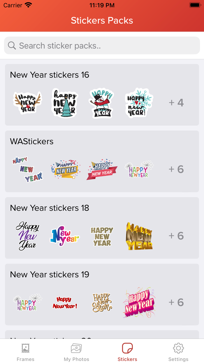 New Year 2024 - Photo Frames