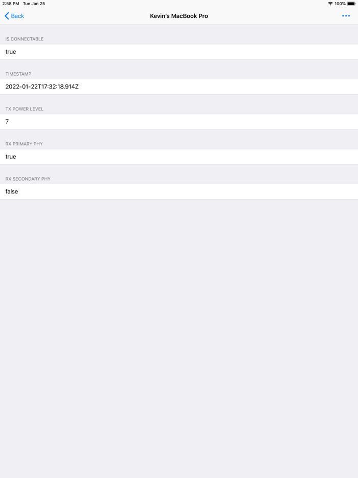 Blue Sniff - Bluetooth Scanner