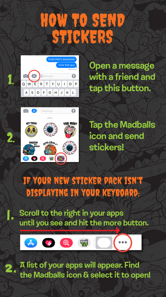 #5. MADBALLS: Classic Animated (iOS) 由: Bare Tree Media Inc