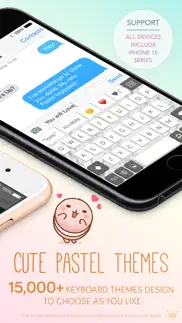 pastel keyboard themes color iphone screenshot 2