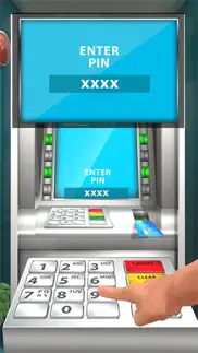 bank games - atm cash register iphone screenshot 3