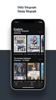 the telegraph e-paper iphone screenshot 1