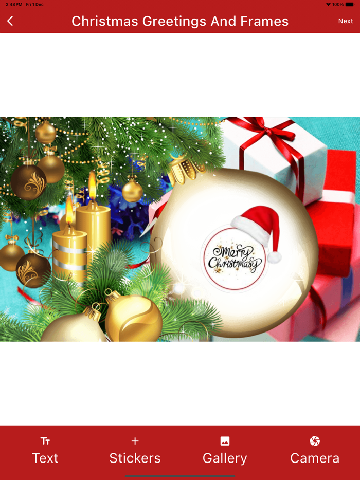 Christmas Greetings And Frames