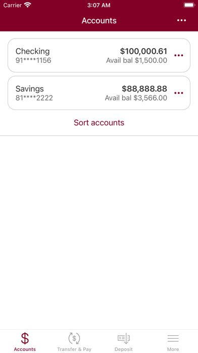 Peoples Bank & Trust GA Screenshot