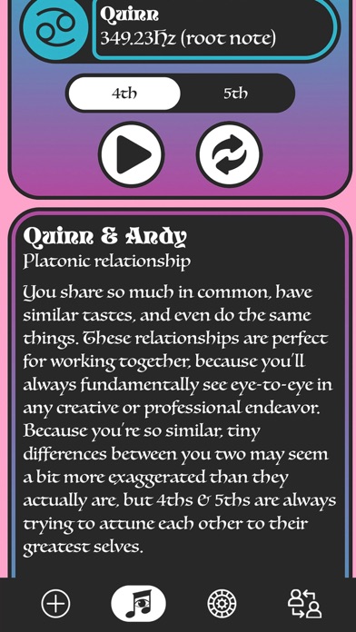 Musical Astrology Screenshot