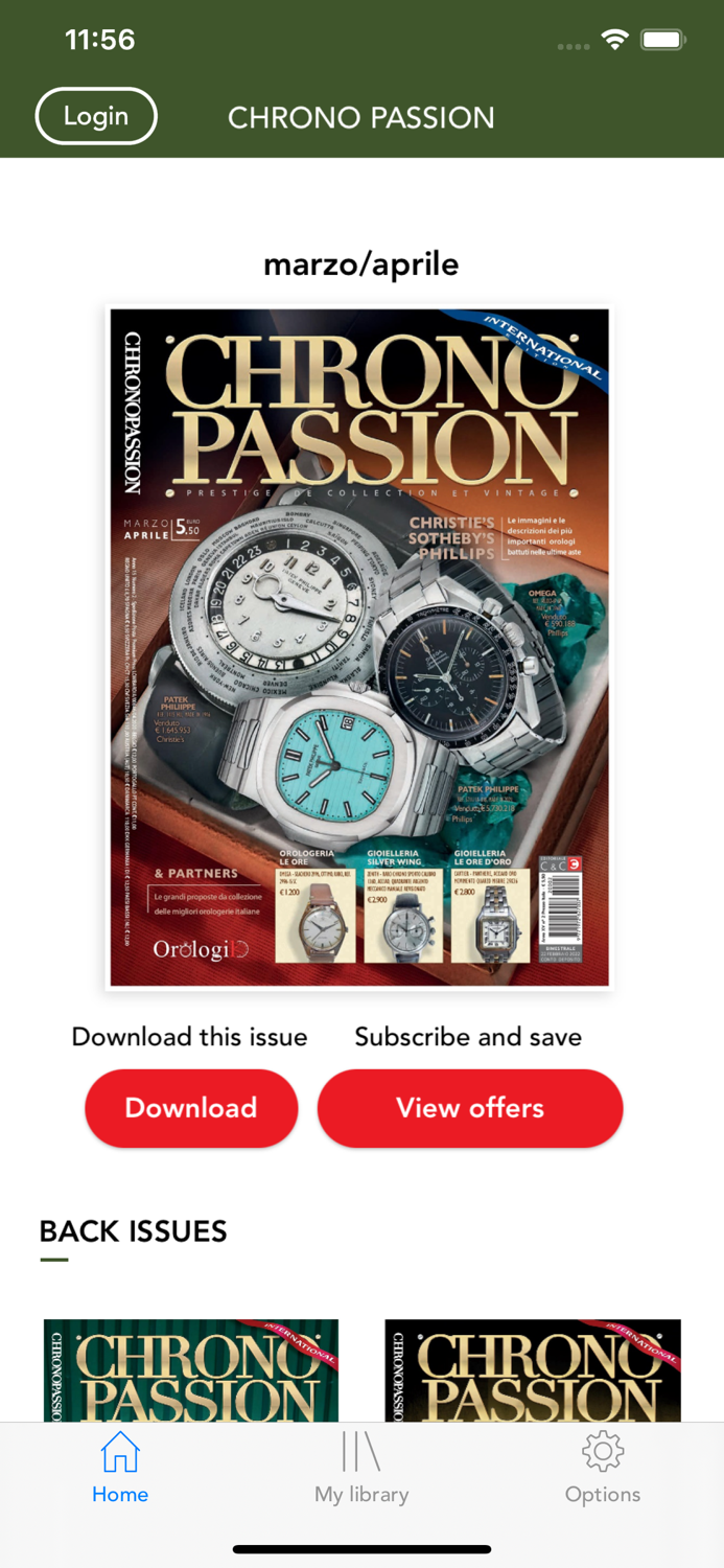 RIVISTA CHRONO PASSION