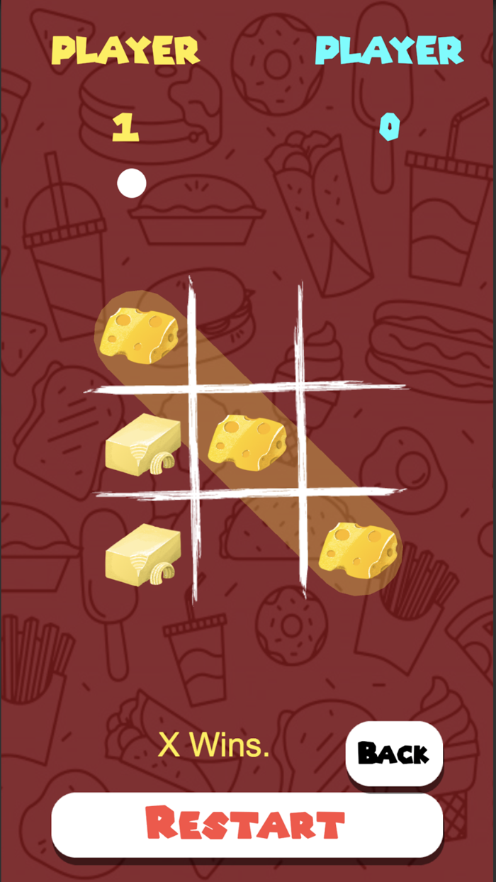Tic Tac Toe Food