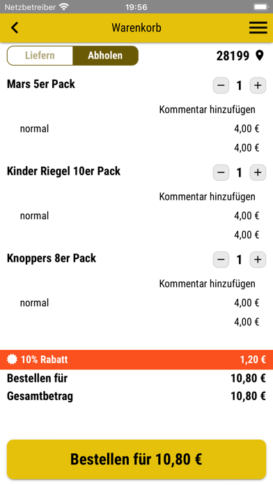 Spätkauf Neustadt Delivery Screenshot