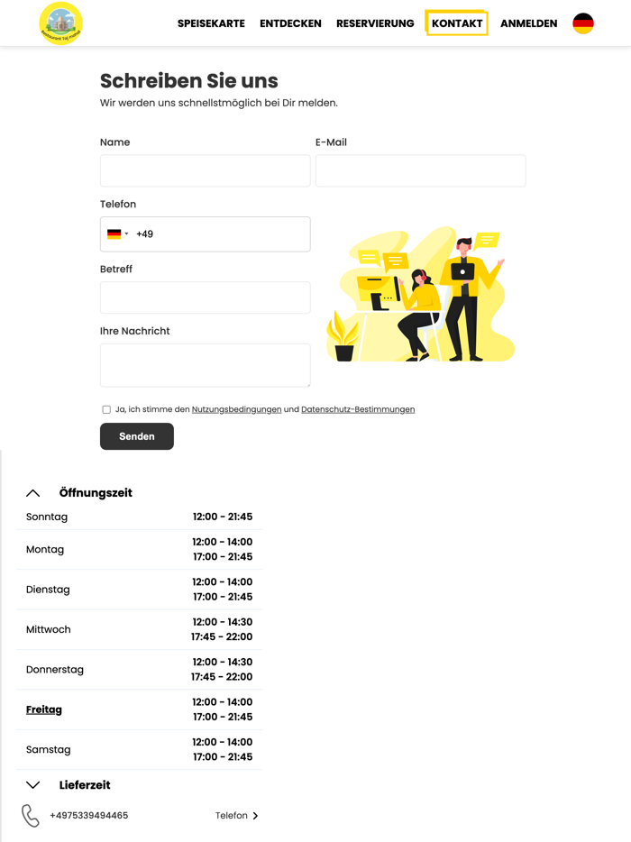 Restaurant Taj Mahal Alle.