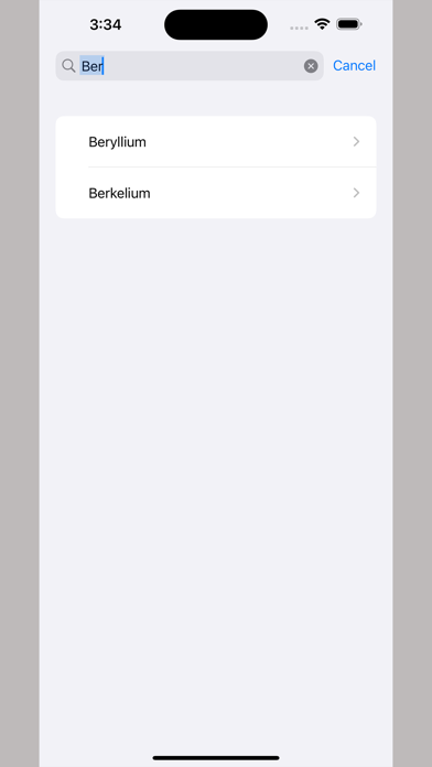 Chemistry Chapters Screenshot