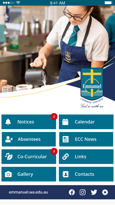 Emmanuel Catholic College Screenshot