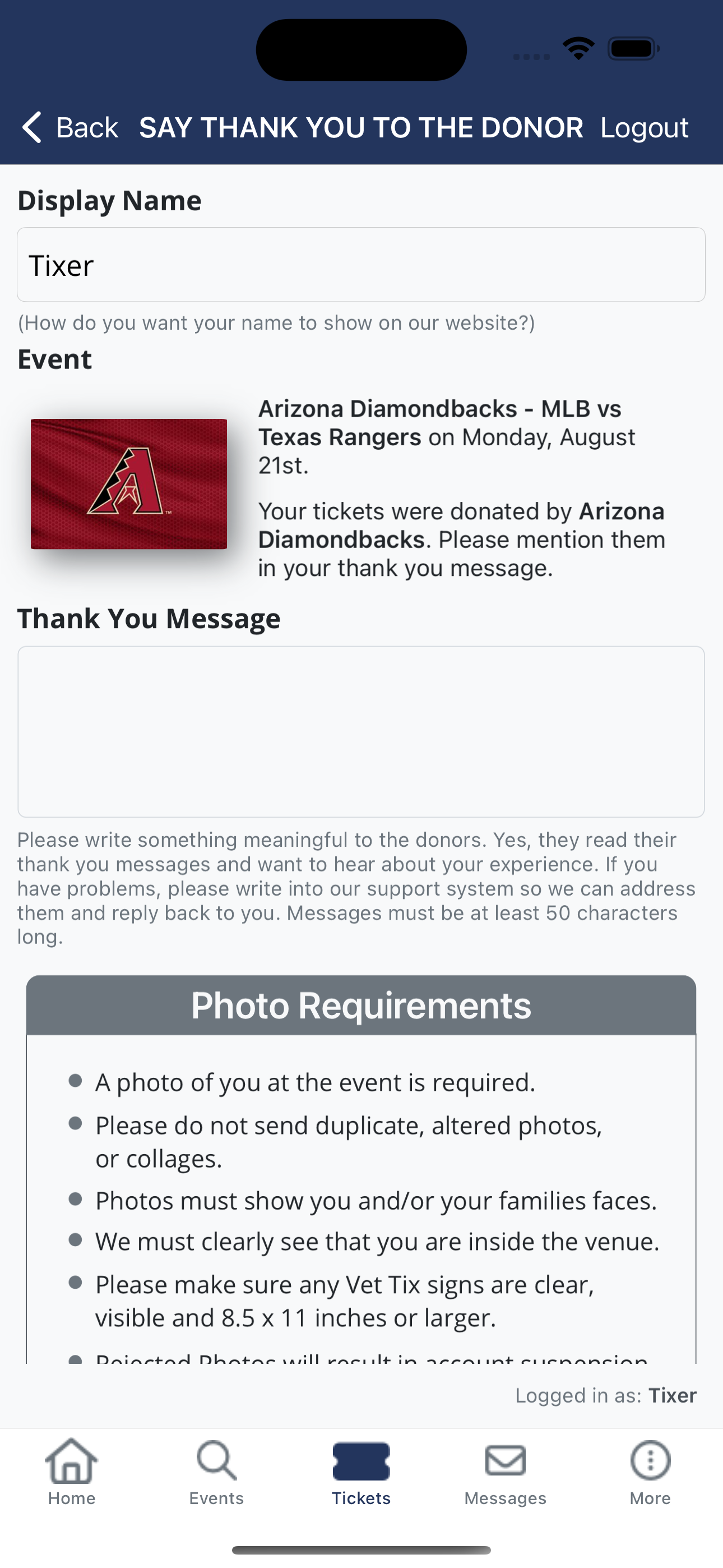 Vet Tix