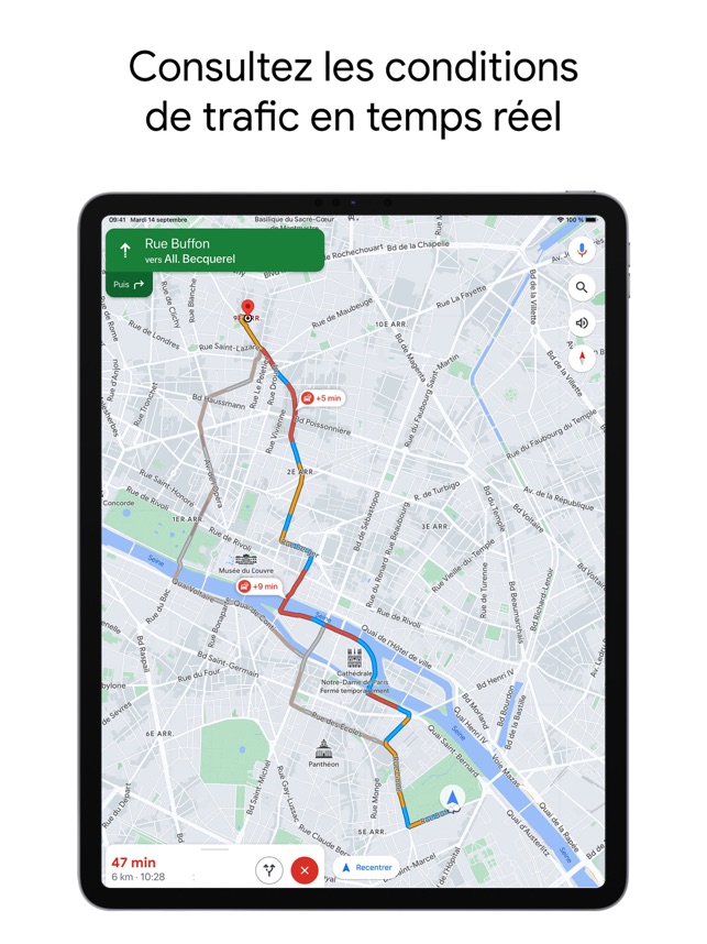 Google Maps dans l'App Store