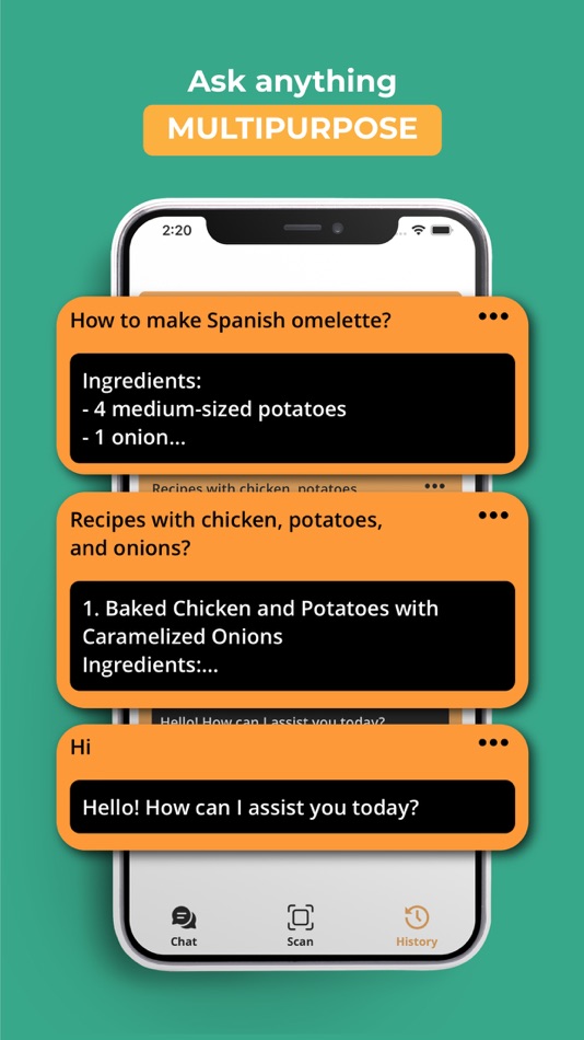 #5. Food AI - Recipe Generator (iOS) 来自: Malik Hamza Khalid