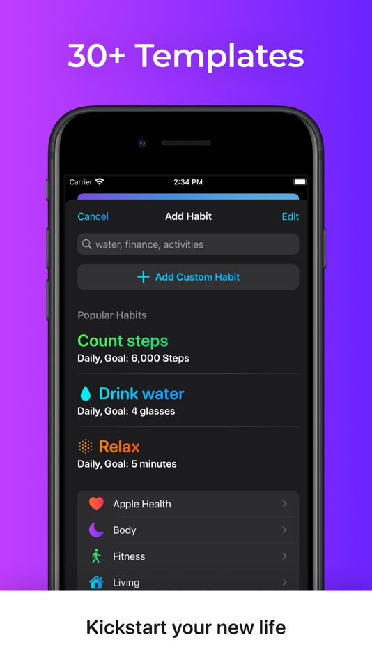 #8. HabitApp: Habit Tracker (iOS) 게시자: StepsApp GmbH