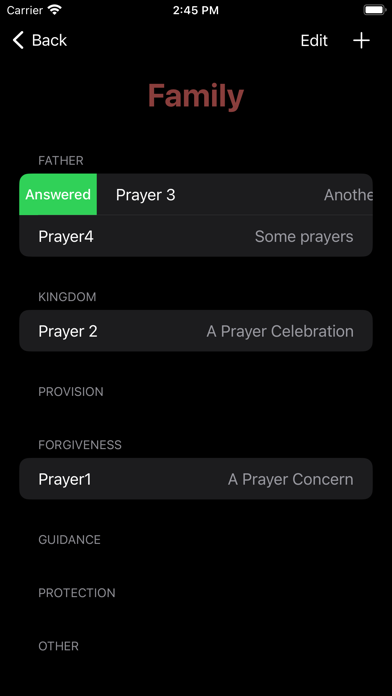 Prayer Liturgy Screenshot