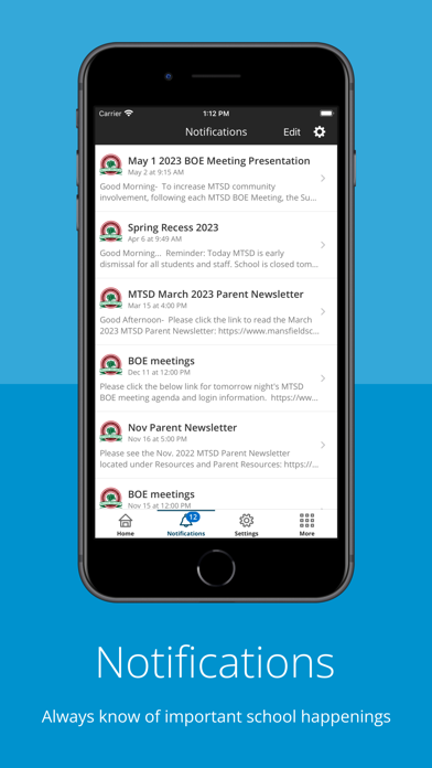 Mansfield TWP School District Screenshot