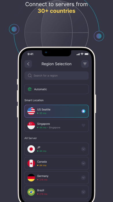 VPN for iPhone No Ads - DomVPN Screenshot
