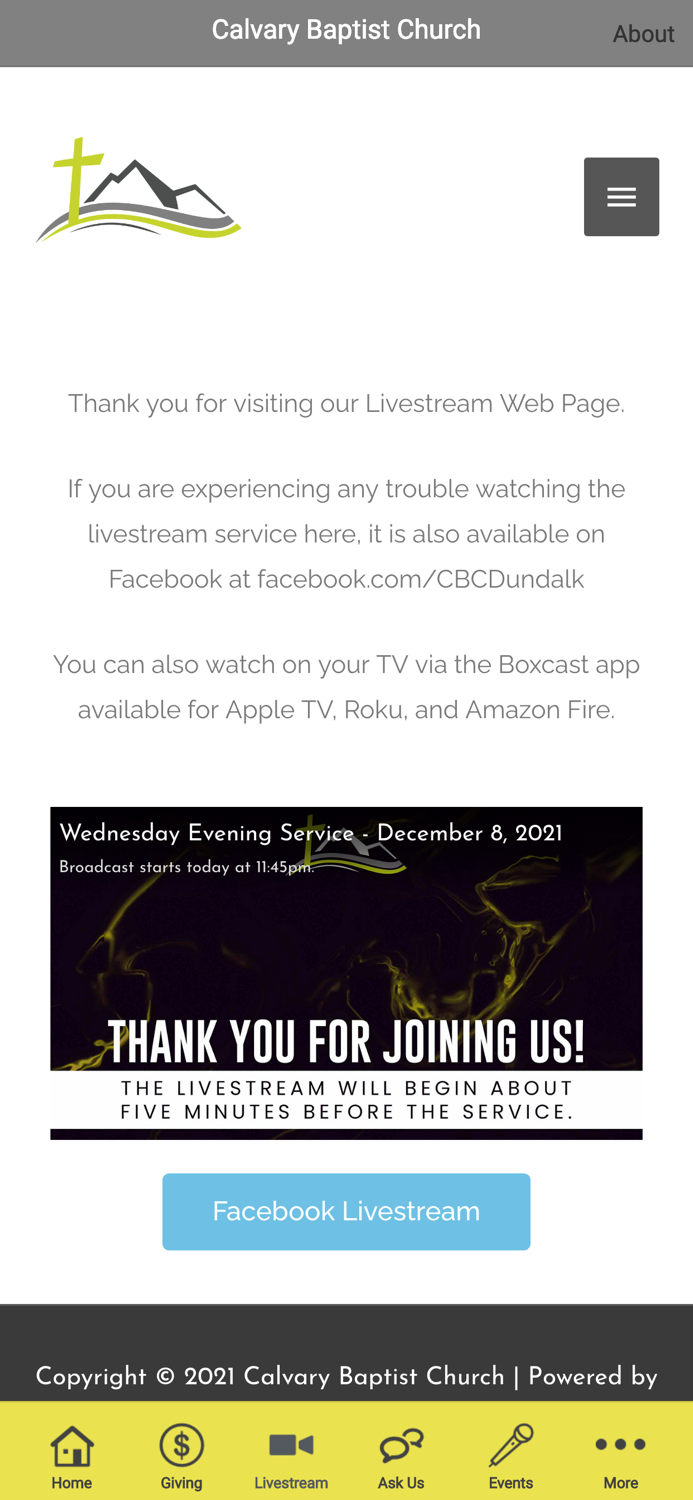 Calvary Baptist Church MD