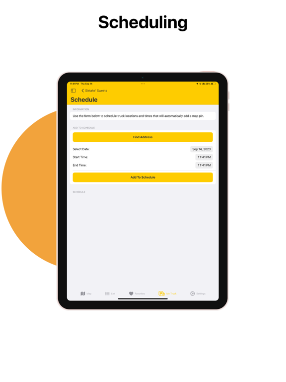 Grub Trucks iPad screenshot 4 - Food & Drink app