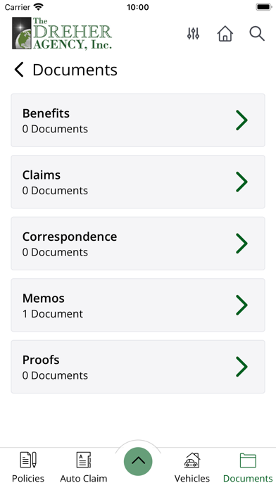 Dreher Insurance Screenshot