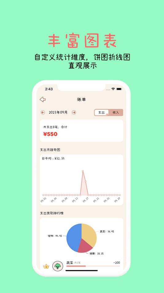 #4. 喵记账-超可爱的萌宠记账app (iOS) 来自: 如清 郭