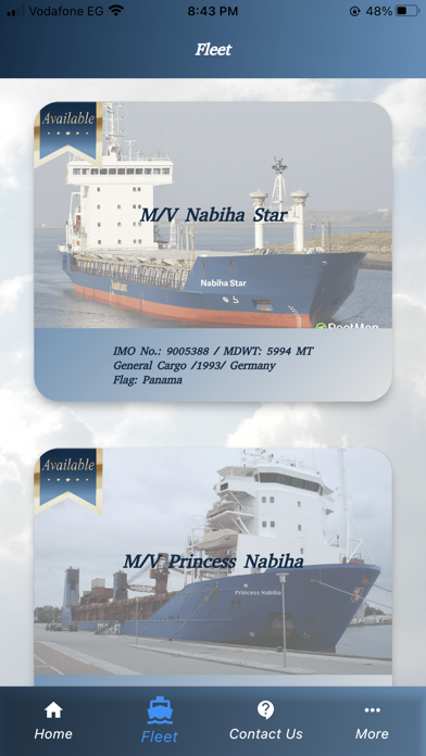 KMG Shipping Screenshot