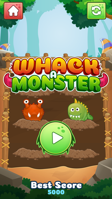 Whack A Monster Money Game Screenshot