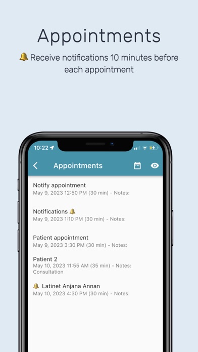 Medinin Doc: Patient Manage Screenshot