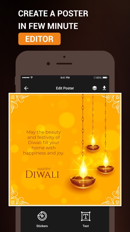 Diwali 2021 : Flyer Design App