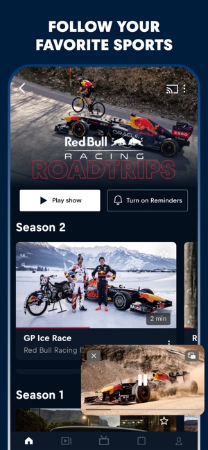 Telegraf Globus repræsentant Red Bull TV: Watch Live Events on the App Store