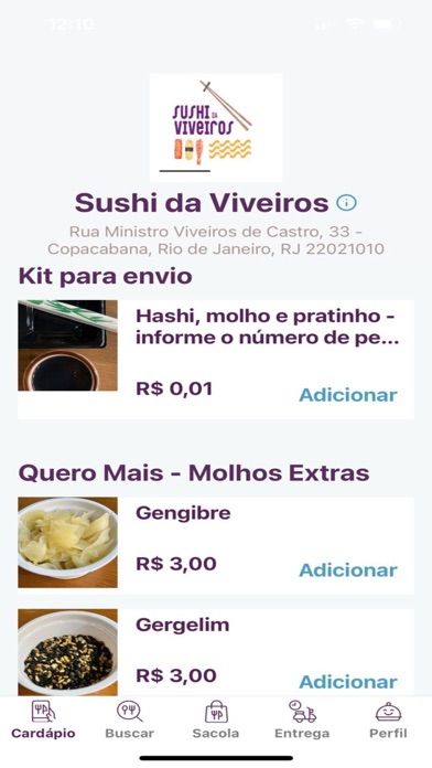 Sushi da Viveiros Screenshot
