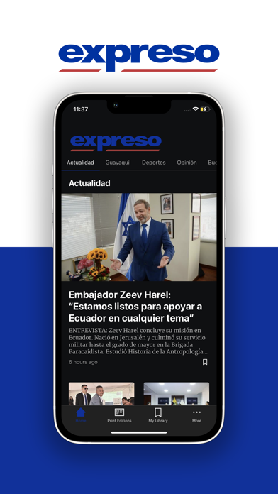 Diario Expreso Ecuador Screenshot